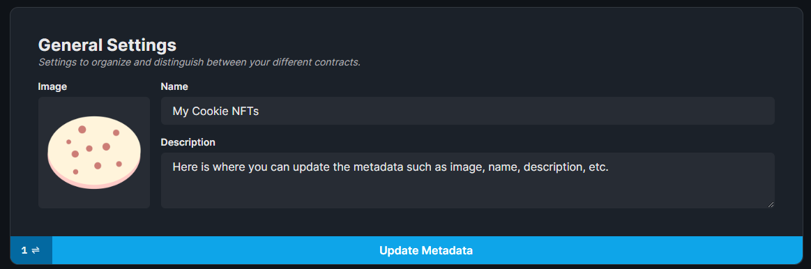 Contract Metadata